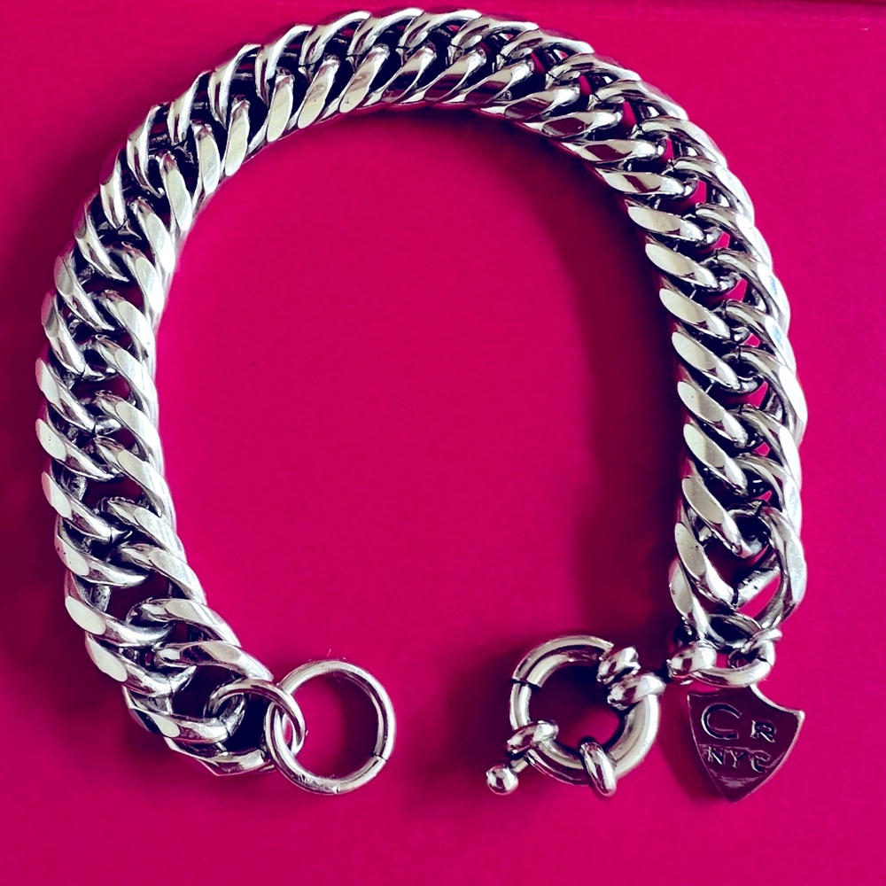 CR NYC Silver Chain Bracelet